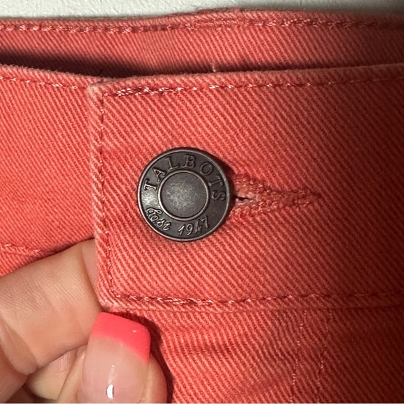 Talbots Simply Flattering 5 Pocket Straight Leg Jeans Cotton Blend Size 16 - Picture 8 of 10